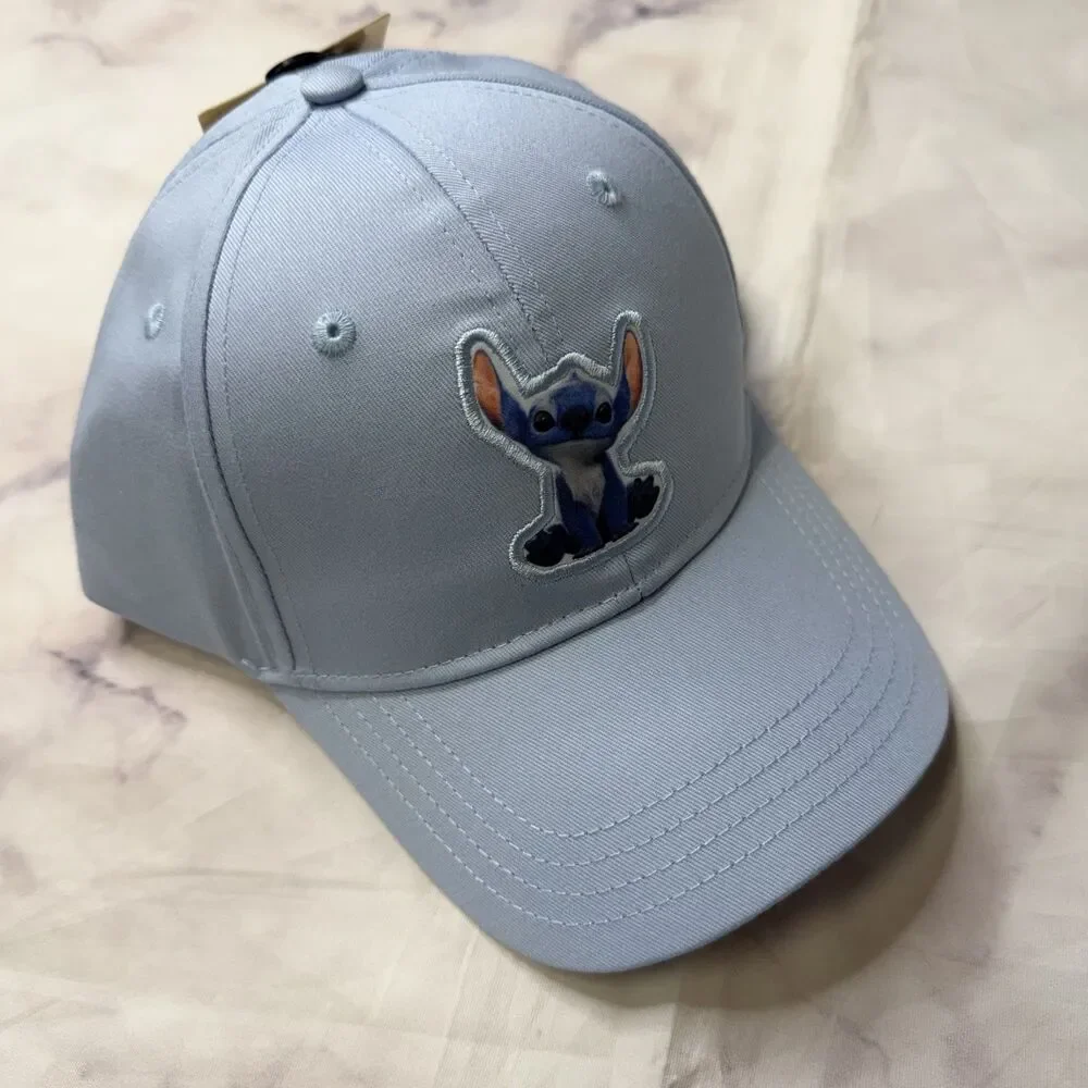 Disney Lilo & Stitch Girls Baseball Cap, Light Blue